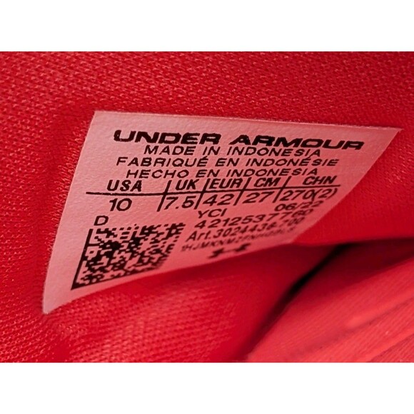 Under Armour Women's Ansa Graphic Slide Sandals Size 10 Floral 3024436 - Picture 9 of 10